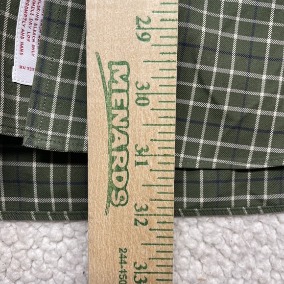 Brooks Brothers Mens Large Green Plaid Button Down Long Sleeve Shirt - Picture 3 of 7